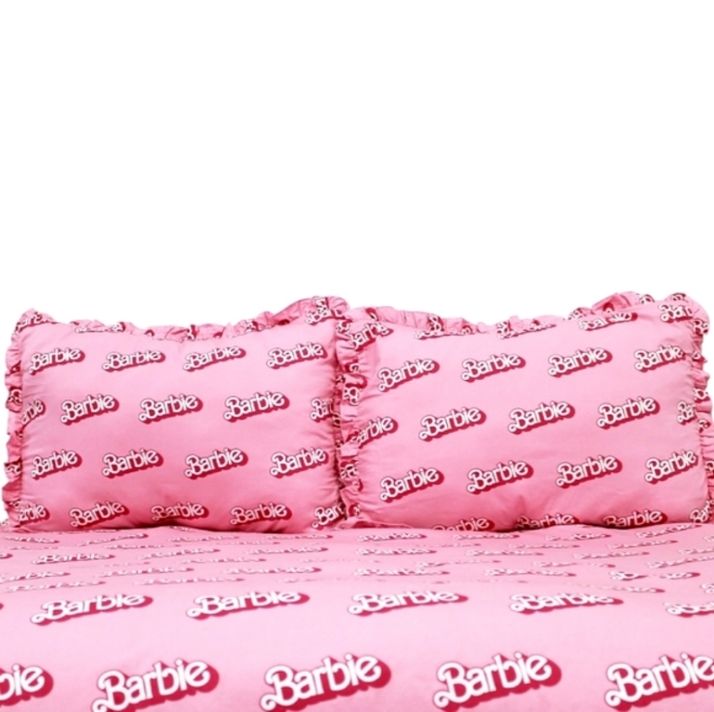 Barbie Ruffle Pillow Sham Set - Picture 2 of 7